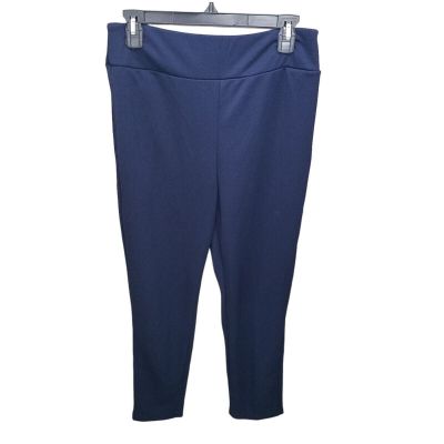 Blair Womens Size 12 Blue Solid Skinny Leggings